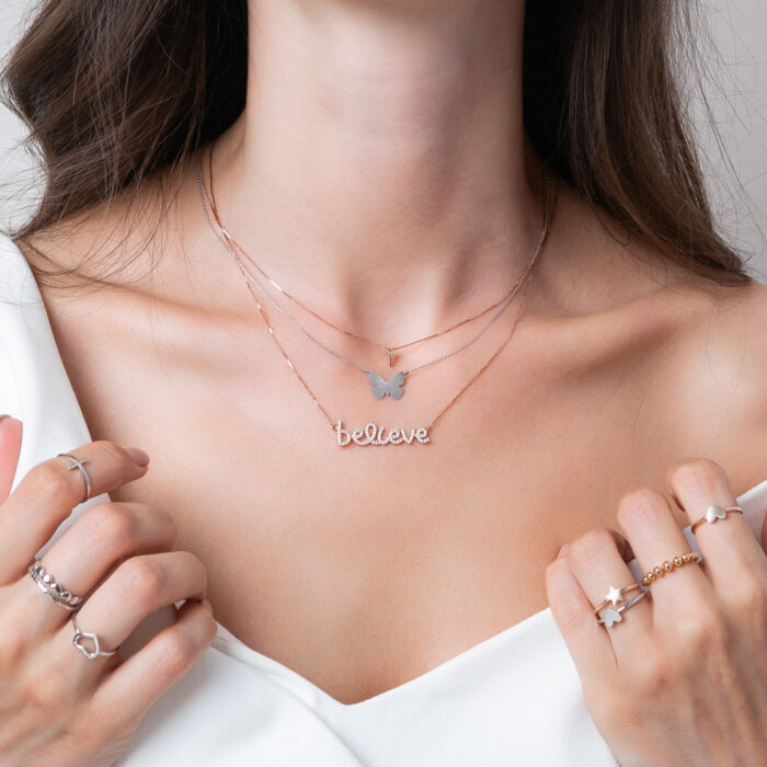 The Way ogrlica sa cirkonima - Believe