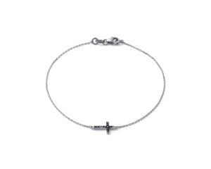 Desirè narukvica - krstić sa crin dijamantima