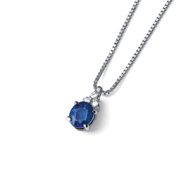 Desirè ogrlica sa safirom i dijamantima