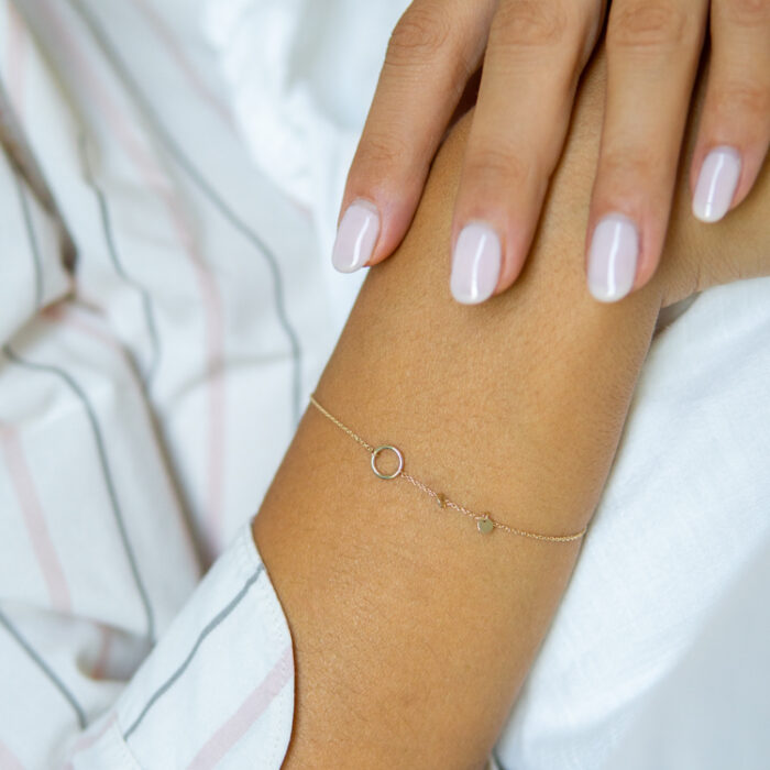 9am - "Circle" zlatna narukvica