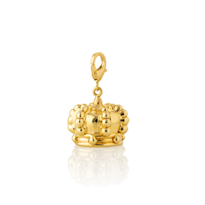 Aqua Charms – Zlatni privezak "Kruna"