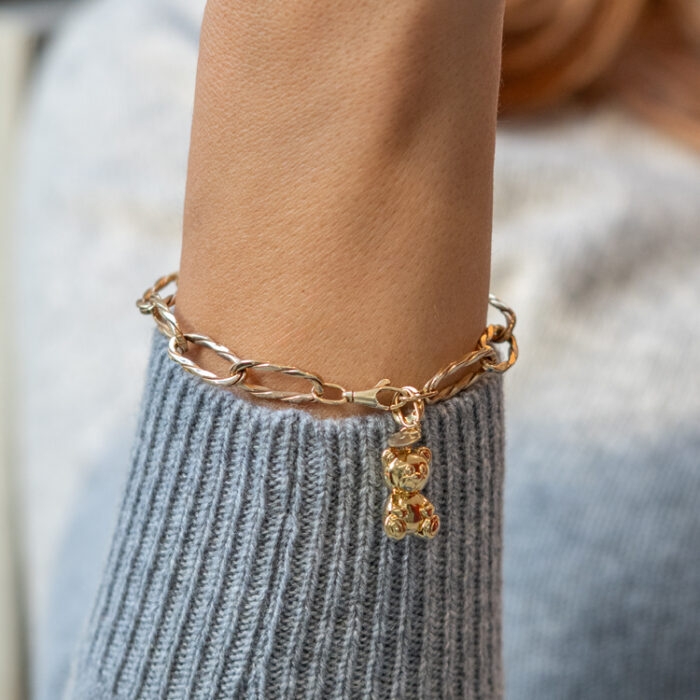 Aqua Charms – Zlatni privezak "Meda"