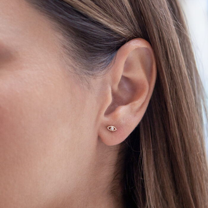 Minđuše oko sa cirkonom